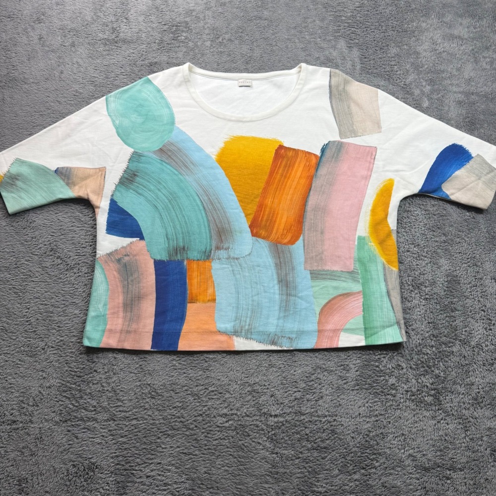 Poetry Printed Cotton Top
